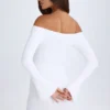 Vestito corto con spalline e cut-out Madelina in bianco Vestito corto con spalline e cut-out Madelina in bianco