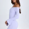 Vestito corto con spalline e cut-out Madelina in lilla tenue Vestito corto con spalline e cut-out Madelina in lilla tenue