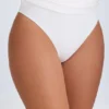 Vestito corto drappeggiato con schiena scoperta Shirin in bianco