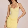 Vestito corto in modal Viona giallo limone Vestito corto in modal Viona giallo limone