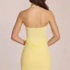 Vestito corto in modal Viona giallo limone Vestito corto in modal Viona giallo limone