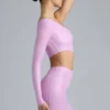 Vestito corto monospalla con cut-out metallico Zanab in rosa violetto