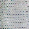 Vestito corto svasato con scollo a V e decorazioni Svana in argento