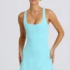 Vestito da tennis Soft Active con schiena scoperta in colore Aqua Vestito da tennis Soft Active con schiena scoperta in colore Aqua