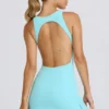 Vestito da tennis Soft Active con schiena scoperta in colore Aqua Vestito da tennis Soft Active con schiena scoperta in colore Aqua