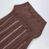 Vestito lungo con scollo all’americana e schiena scoperta Solara in bronzo Vestito lungo con scollo all’americana e schiena scoperta Solara in bronzo