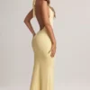 Vestito lungo con scollo all’americana Hallie in Modal, colore Lemon Sherbet Vestito lungo con scollo all’americana Hallie in Modal, colore Lemon Sherbet