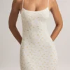 Vestito lungo con scollo rotondo e spalline in modal Salma con stampa floreale Vestito lungo con scollo rotondo e spalline in modal Salma con stampa floreale