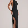 Vestito lungo senza maniche Mayda in nero Vestito lungo senza maniche Mayda in nero