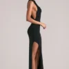Vestito lungo senza maniche Mayda in nero Vestito lungo senza maniche Mayda in nero
