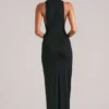 Vestito lungo senza maniche Mayda in nero Vestito lungo senza maniche Mayda in nero