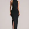 Vestito lungo senza maniche Mayda in nero Vestito lungo senza maniche Mayda in nero