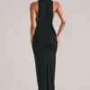 Vestito lungo senza maniche Mayda in nero Vestito lungo senza maniche Mayda in nero