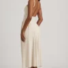 Vestito midi A-line in modal Aireen color avorio Vestito midi A-line in modal Aireen color avorio