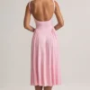 Vestito midi A-line in modal Aireen in rosa pastello Vestito midi A-line in modal Aireen in rosa pastello