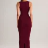 Vestito midi aderente con scollo quadrato in modal Ainslee color vino Vestito midi aderente con scollo quadrato in modal Ainslee color vino