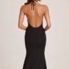 Vestito midi con scollo all’americana in modal Karissa, nero Vestito midi con scollo all’americana in modal Karissa, nero
