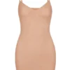 Vestito mini a tubino in morbida rete con scollo a V Intimates in Warm Peach Vestito mini a tubino in morbida rete con scollo a V Intimates in Warm Peach
